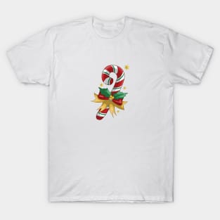 Colorful candy cane T-Shirt